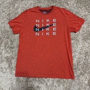 Nike red Dri-Fit T-Shirt Size L